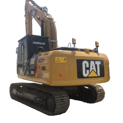 Excavadora usada CAT320 320D2 con capacidad de cubo de 1 M3 y 0-2000 horas de trabajo