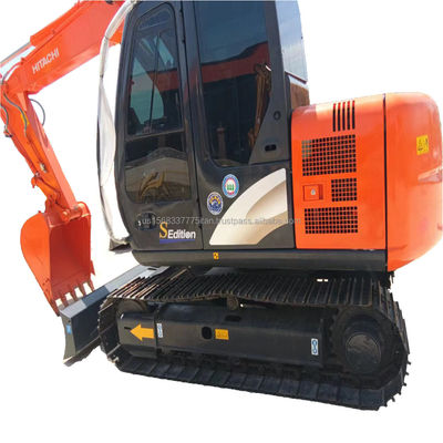Excavadora Hitachi ZX70 100% original japonesa de segunda mano con pocas horas y diseño ligero