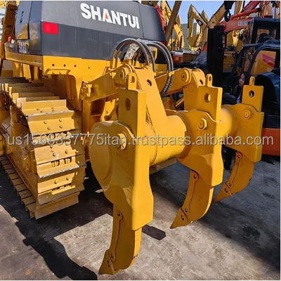 Shandong SHANTUI Bulldozer de rastreo SD22 usado con motor de 202 kw y bomba suficiente stock