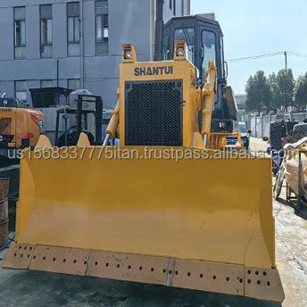 Shandong SHANTUI Bulldozer de rastreo SD22 usado con motor de 202 kw y bomba suficiente stock