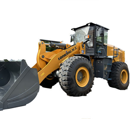 Buen estado Longgong LG 855N cargador equipo de construcción usado LiuGong motor