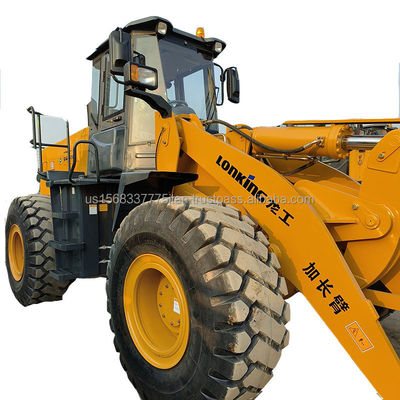 Buen estado Longgong LG 855N cargador equipo de construcción usado LiuGong motor