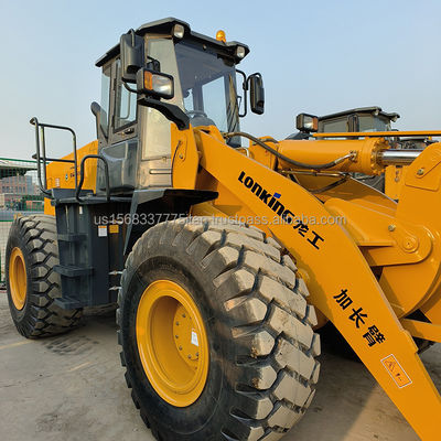 Buen estado Longgong LG 855N cargador equipo de construcción usado LiuGong motor